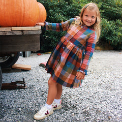Autumn Dress -  Harvest Check
