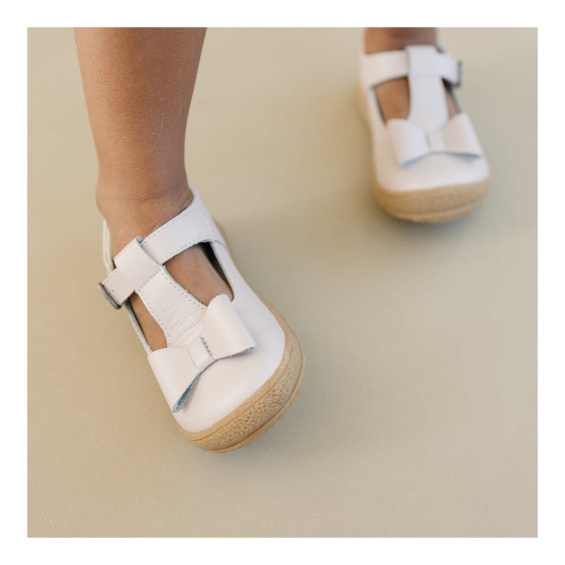 Emma Bow Mary Jane - Almond