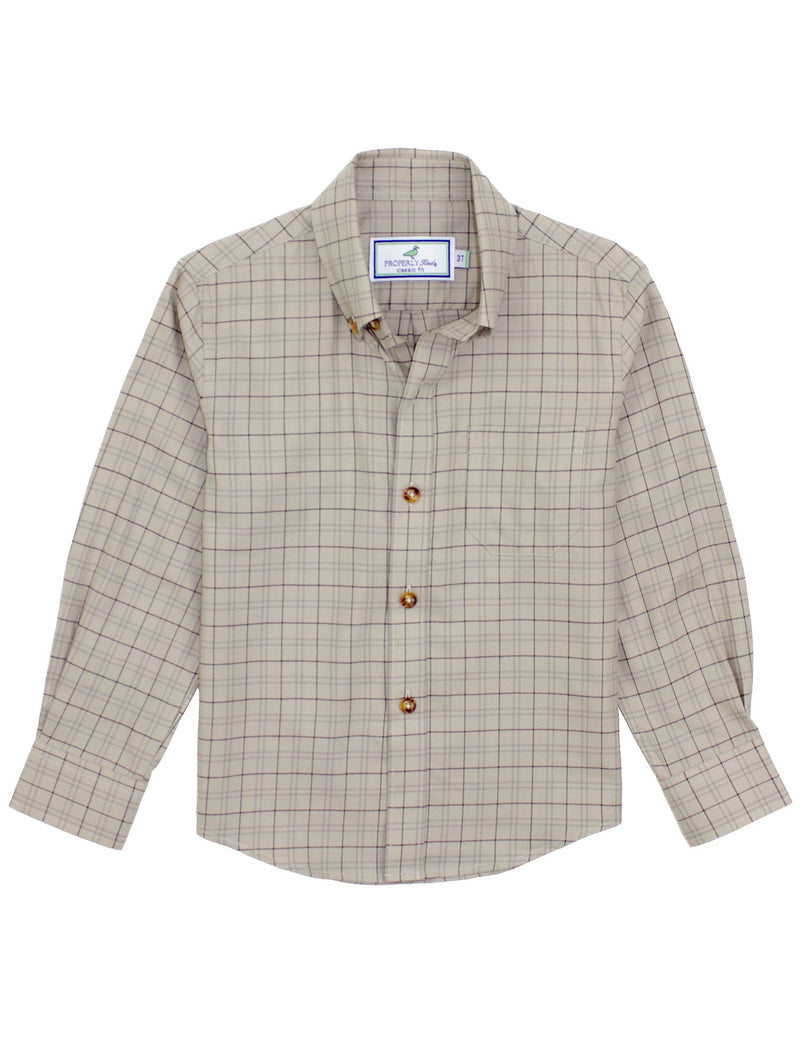 Woodland Sportshirt - Wheat Field