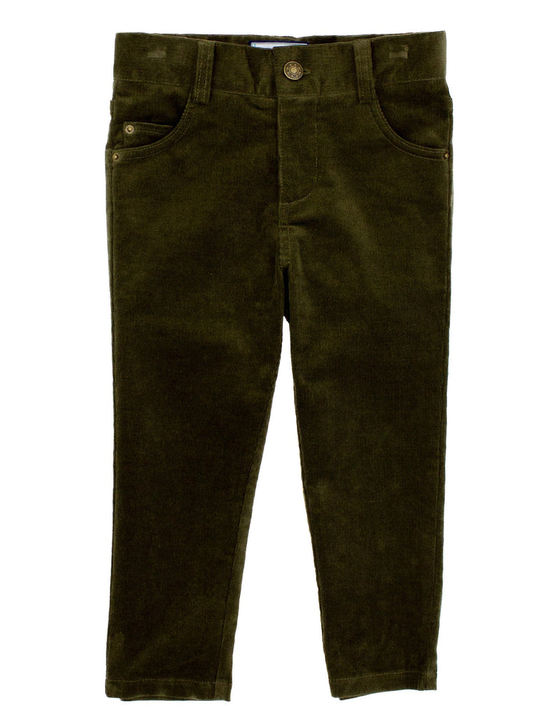 Pinwale Cord Pant - Olive