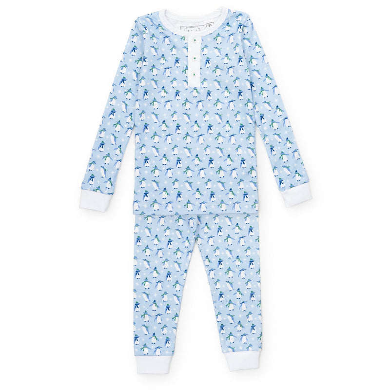 Jack's Pajama Set - Penguin Party Blue