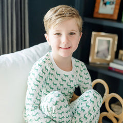 Grayson Pajama Set - Woodland Deer