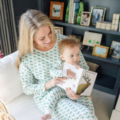 Parker Zipper Pajama - Woodland Deer