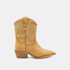 Zahara Cowgirl Boots - Natural