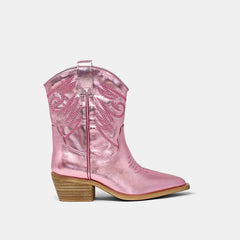Zahara Cowboy Boots - Pink