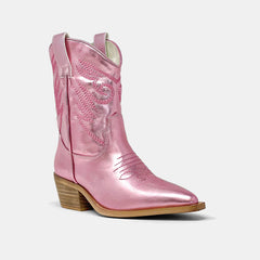 Zahara Cowboy Boots - Pink