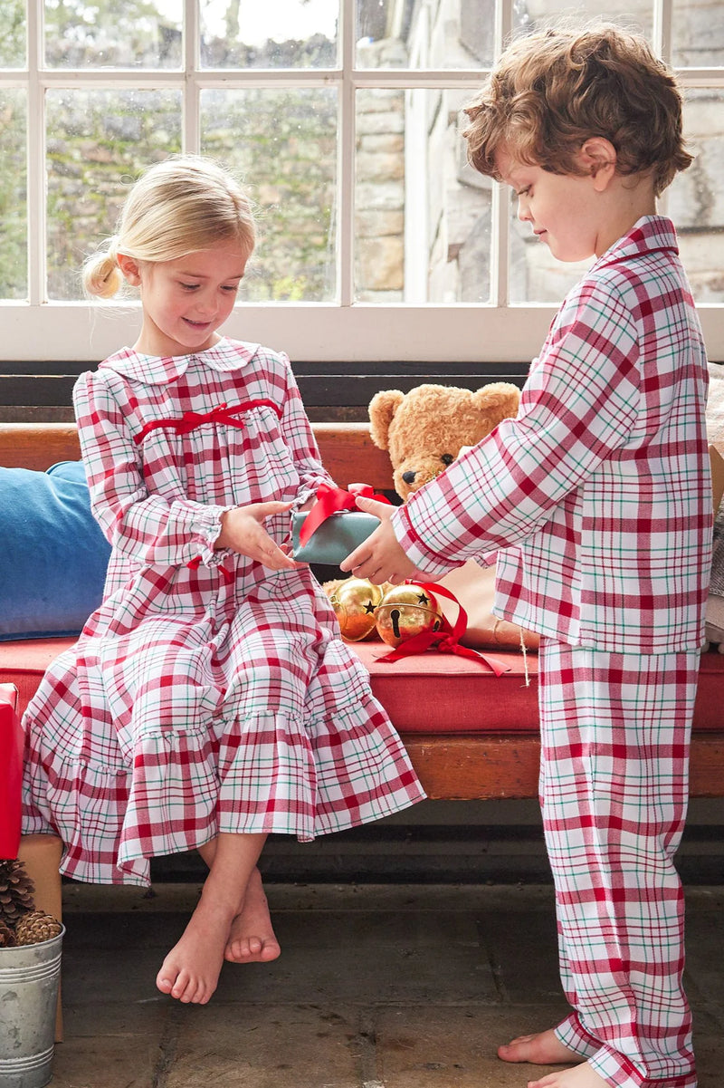 Classic Nightgown-Holiday Plaid