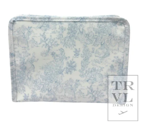 Medium Roadie - Bunny Toile Blue