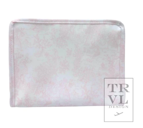 Medium Roadie - Bunny Toile Pink