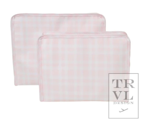 Medium Roadie - Pimlico Plaid Pink