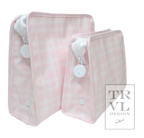 Large Roadie - Pimlico Plaid Pink