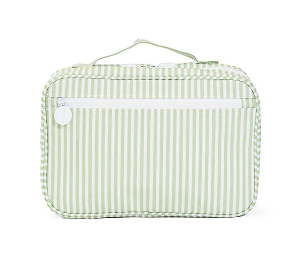Bundle Up Hanging Toiletry Bag - Pimlico Stripe Sage