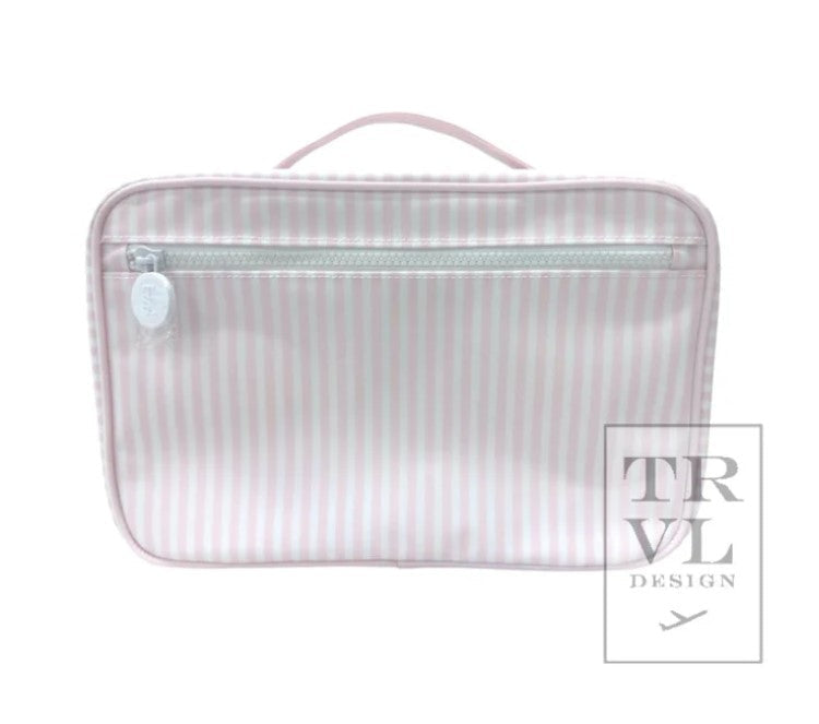 Bundle Up Hanging Toiletry Bag - Pimlico Stripe Pink
