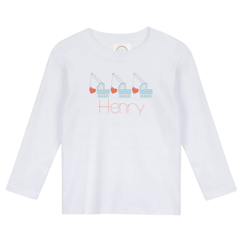 Personalized Love Cranes Long Sleeve Tee
