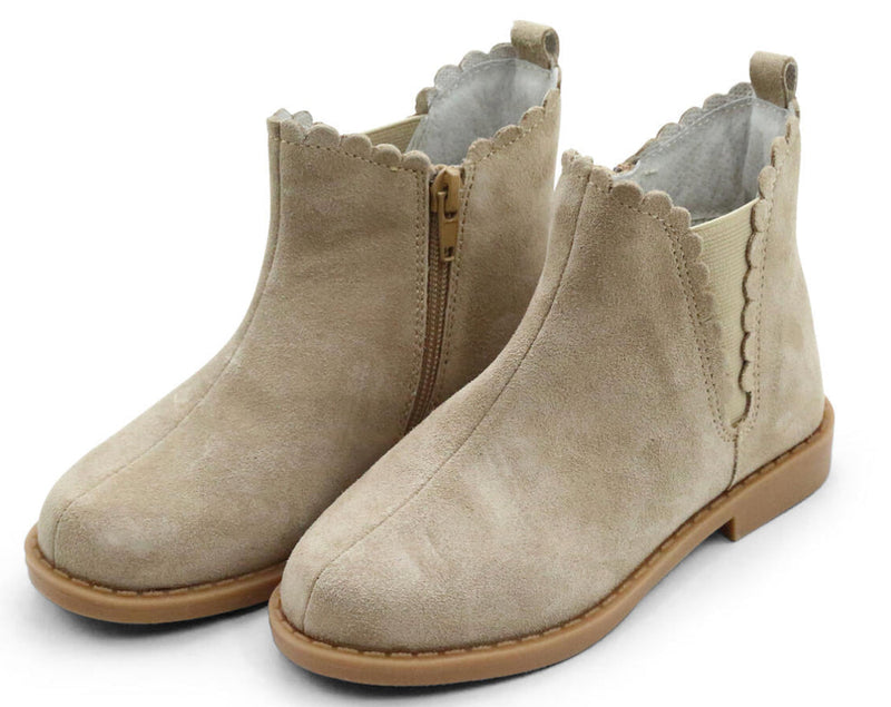 Nicola Scalloped Chelsea Boot