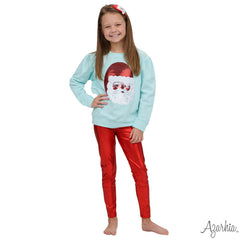 Sequin Santa Sweatshirt