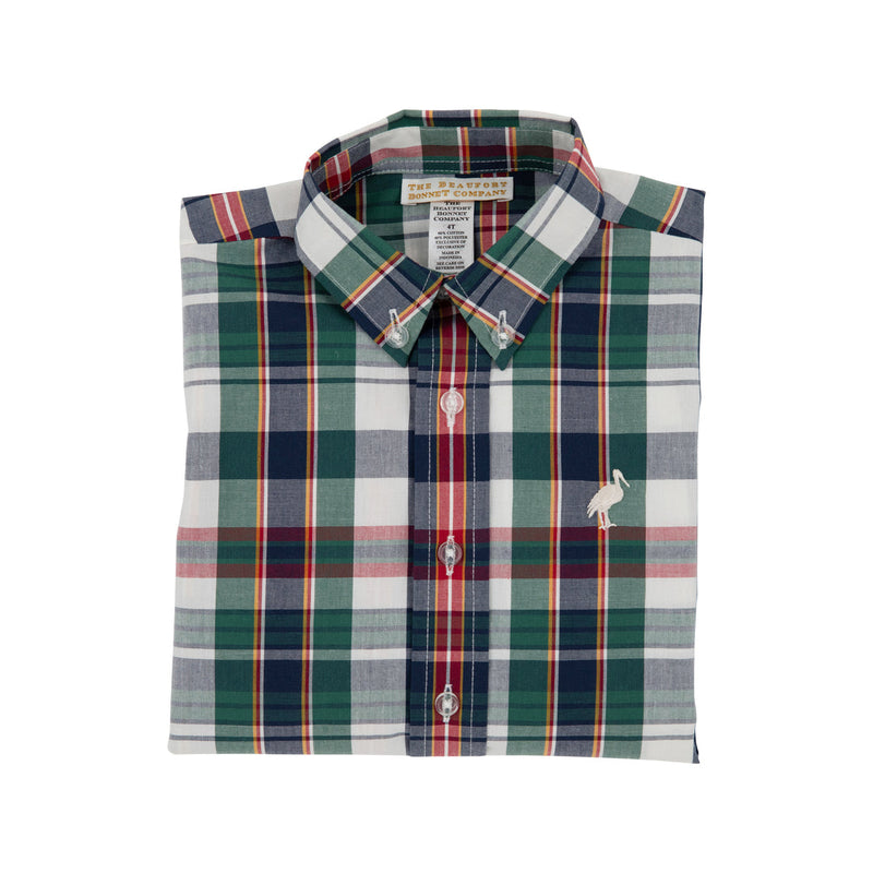 Dean’s List Dress Shirt- Field Park Plaid