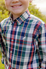 Dean’s List Dress Shirt- Field Park Plaid