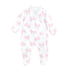 Watercolor Bows Footie