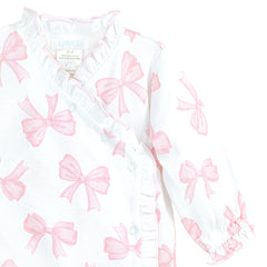 Watercolor Bows Footie