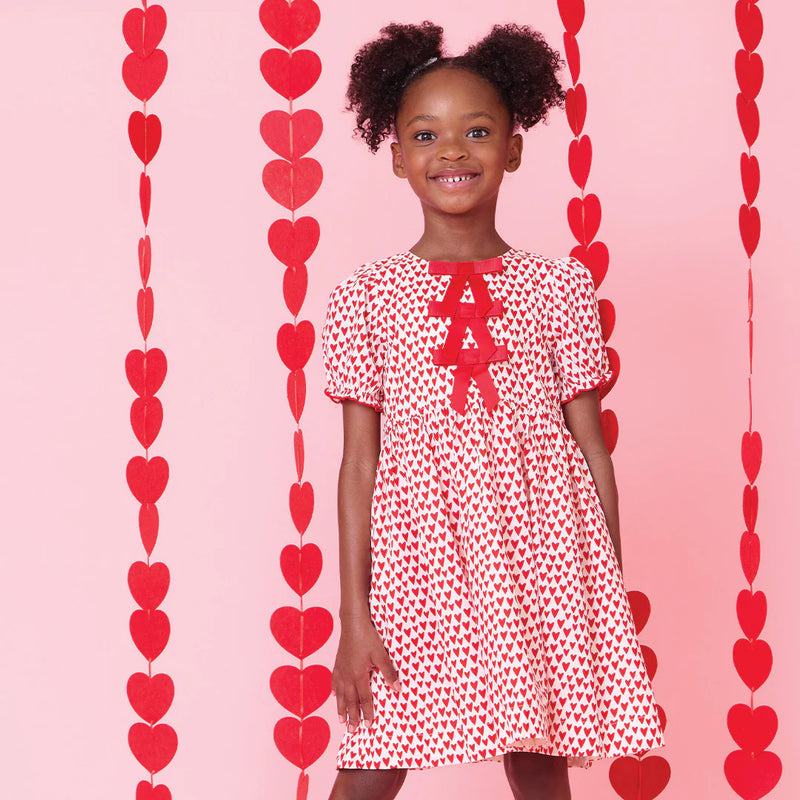 Hermione Dress - Mini Hearts