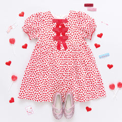 Hermione Dress - Mini Hearts