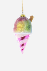 Rainbow Snowcone Ornament