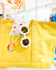 Medium Tote - Coated Canvas Daffodil