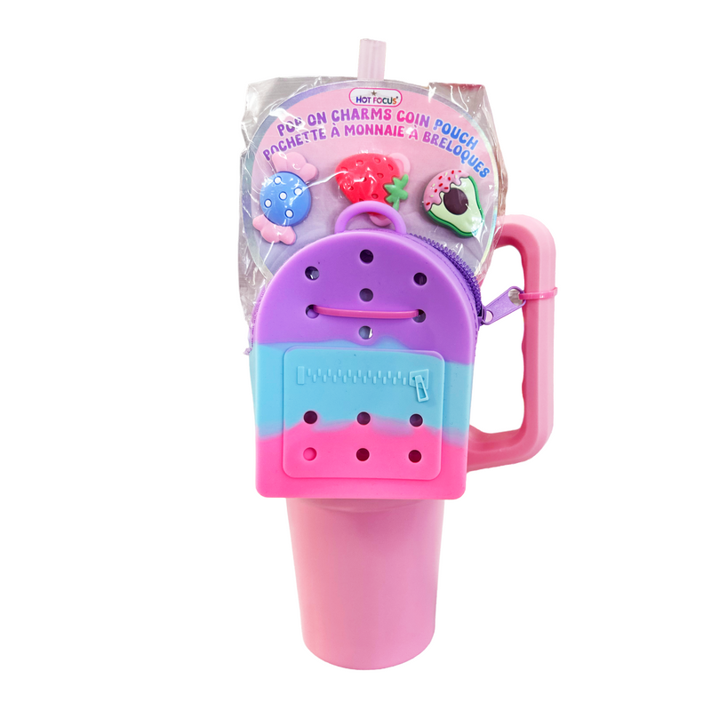 Stainless Steel Tumbler w/ Charm Bag