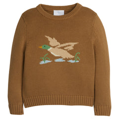 Flying Mallard Intarsia Sweater