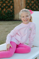 Santa Tree on Pink Logo Tee