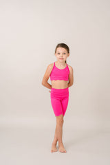 Becca Scallop Sports Bra - Pink Power