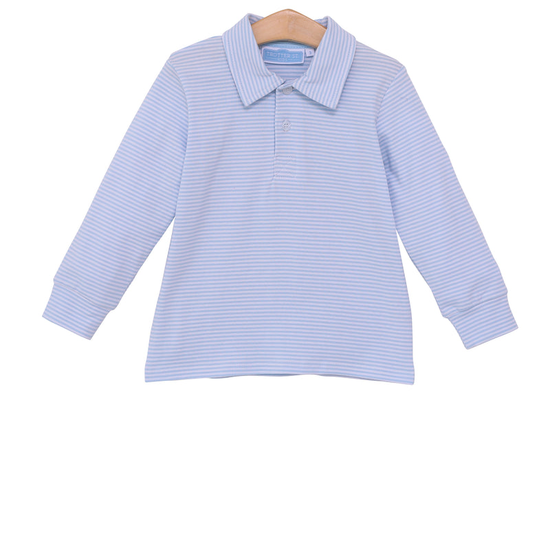 Jackson Polo - Light Blue Stripe