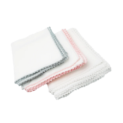 Jersey Blanket - Pink Trim