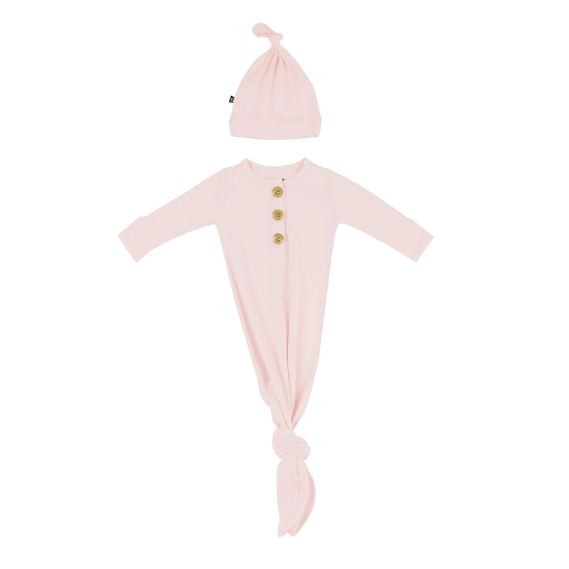 Knotted Gown - Blush