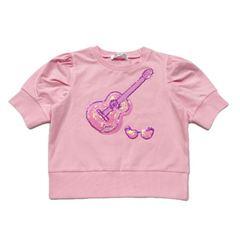 Sequin Guitar Puff Shirt