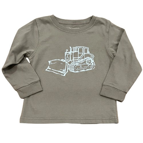 Gray Bulldozer T-Shirt