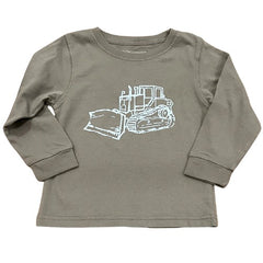 Gray Bulldozer T-Shirt