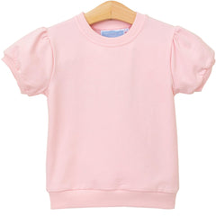 Landry Puff Sleeve Top - Light Pink