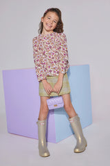 Lisle Top - Thistle Floral