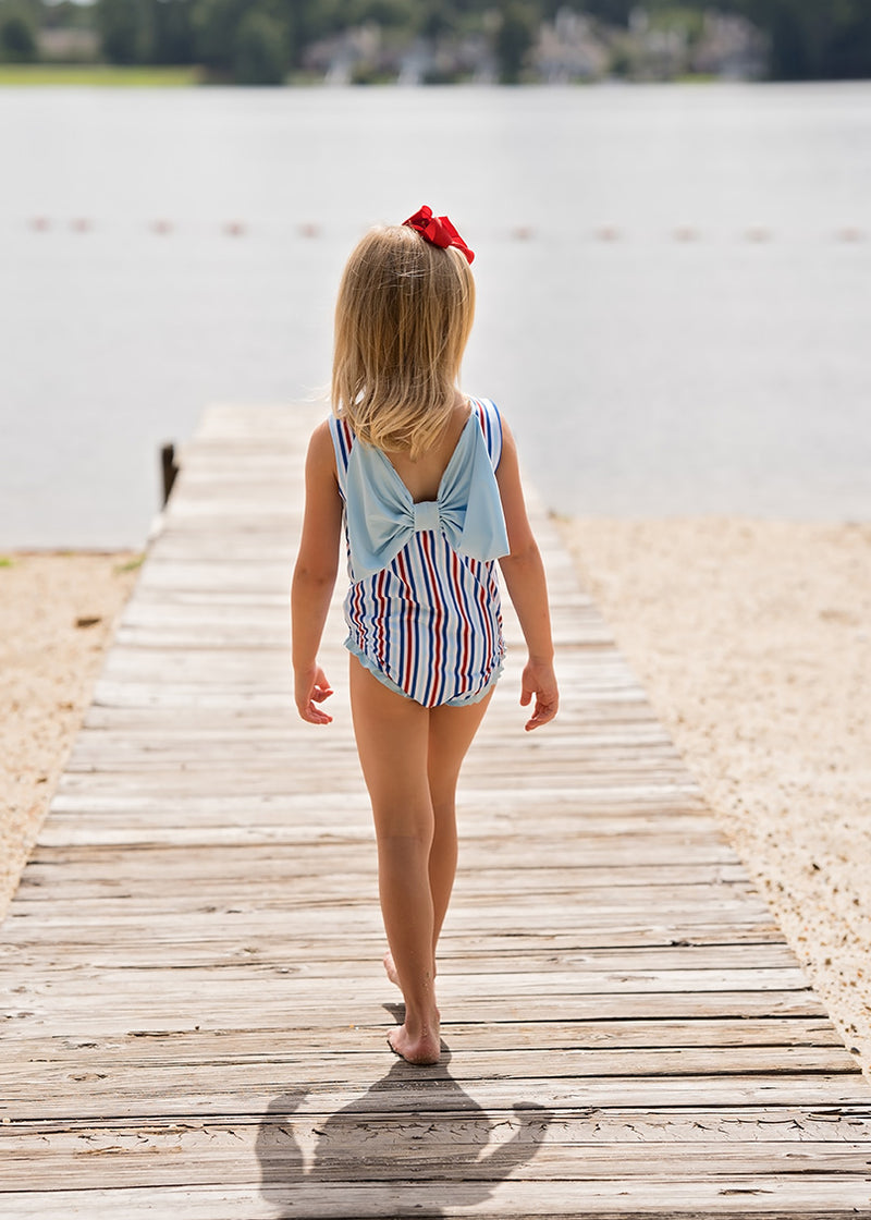 Lottie Swim - Patriotic Stripes