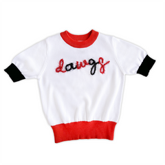 Lulu Bebe Dawgs Trim Top bulldog sweater for football season