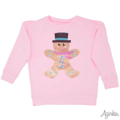 Sequin Gingerbread Sweatshirt