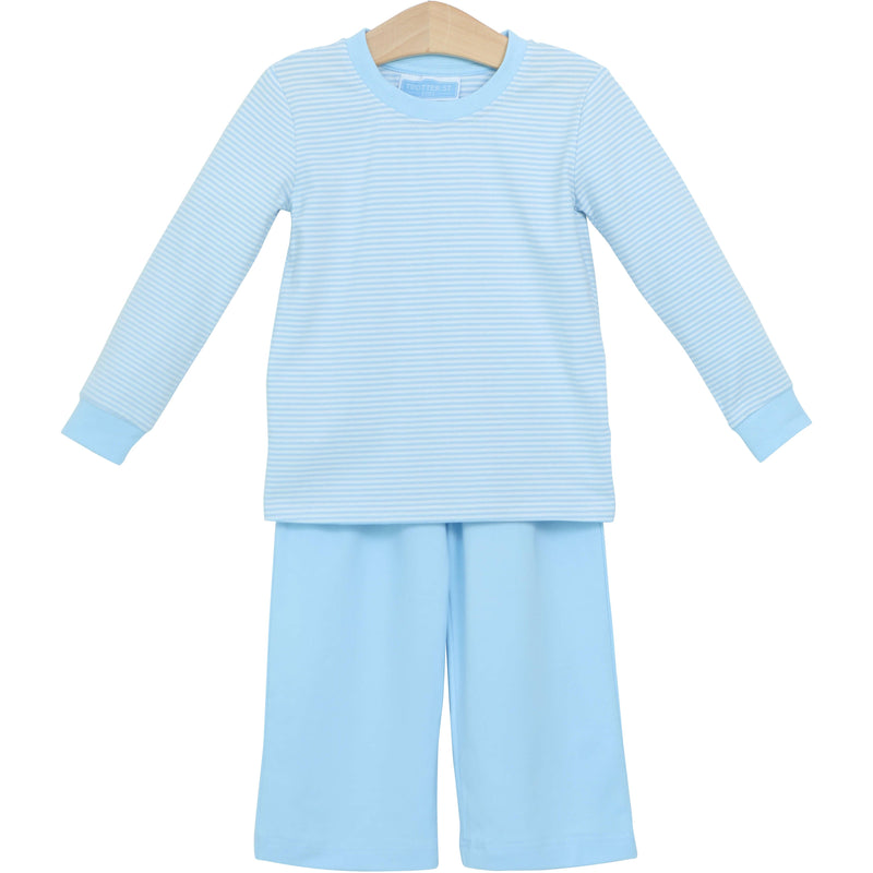 Miller Pant Set - Light Blue Stripe