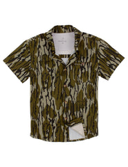 Mossy Oak Bottomland Boys Sportsman Field Shirt from Properly Tied on a white background