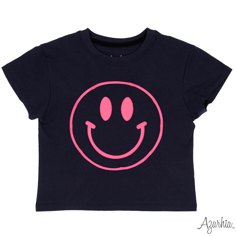 Smiley Face Boxy Tee
