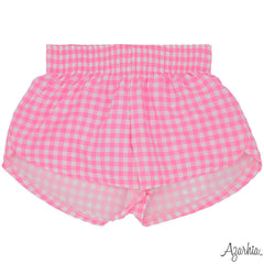 Steph Shorts - Pink Gingham