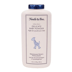 Noodle & Boo delicate baby powder bottle on a white background