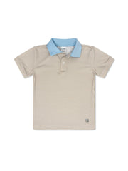 Parker Polo - Sandstone Ministripe