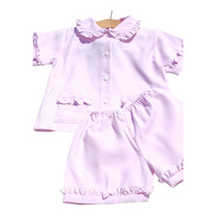 Pink Ruffle PJ Set